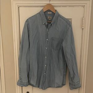 J. Crew Light Blue Casual Button-Down Shirt